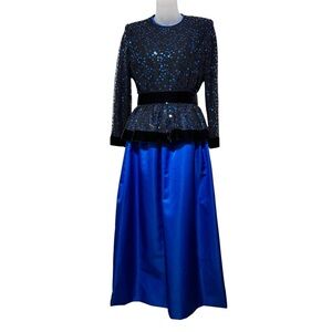 Vintage William Pearson Designer Stunning Women's Evening Dress